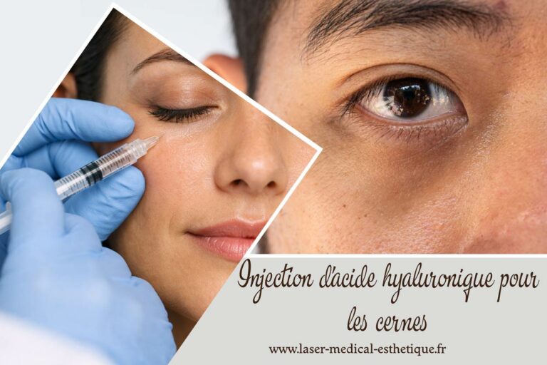 Injection d’acide hyaluronique pour les cernes au cabinet du docteur Dubois