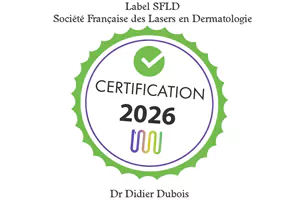 Epilation laser barbe et moustache Label SFLD - Docteur Dubois 2026