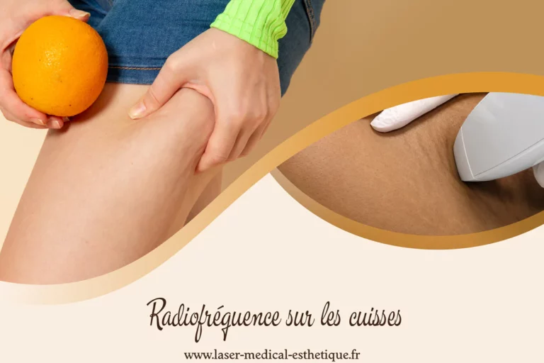 Radiofréquence sur les cuisses au cabinet du Dr Dubois à Angers