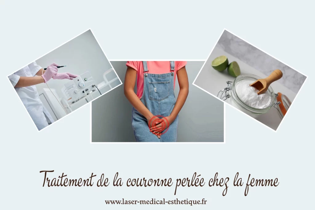 Traitement de la couronne perlée chez la femme Traitement de la couronne perlée chez la femme